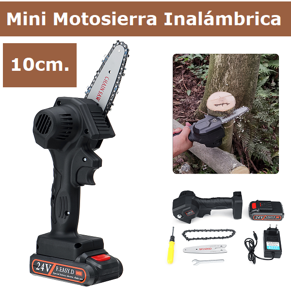 Mini Motosierra Recargable de 24V!